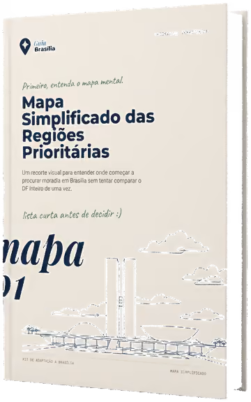 Mapa simplificado das regiões prioritárias